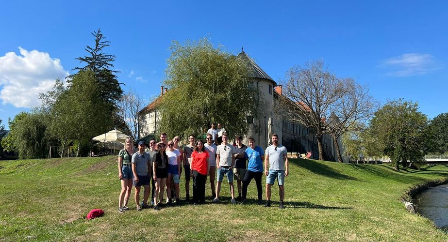 Groepsfoto in Slovenië Groepsfoto in Slovenië